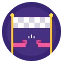 Free Finish Route Running Icon