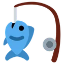 Free Fish Pole Water Icon