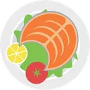 Free Eating Fish Food Icon