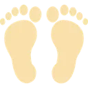 Free Footsteps Human Footsteps Footprints Icon