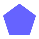 Free Forma Pentagono Icono