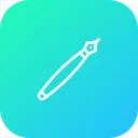 Free Fuente Pluma Tinta Icono