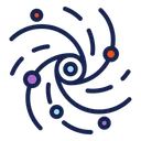 Free Galaxy Space Science Icon