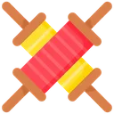 Free Zeichenflache Garnrolle Rollen Symbol