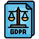 Free Gdpr Law  Icon