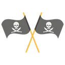 Free Gekreuzte Piratenflagge Piraten Schwarze Flagge Symbol