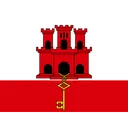 Free Gibraltar Flagge Land Symbol