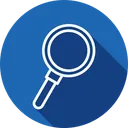 Free Glass Search Discover Icon