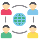 Free Global Global Team Global Group Icon