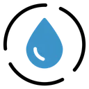 Free Gota Agua Aqua Icono