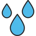 Free Gotas De Lluvia Gota De Agua Agua Icono