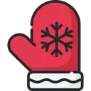 Free Guantes De Navidad Icono