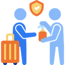 Free Hand Sanitizer Travel Virus Transmission Icon