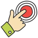 Free Click Hand Tap Mobile Tap Icon