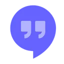 Free Hangouts Logo Social Media Icon