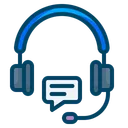 Free Headphone Customer Care Icon