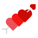 Free Heart Arrow Heart Love Icon