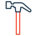 Free Herramienta Martillo Equipo Icono