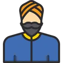 Free Hombre Indio Indio Sikh Icono