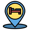 Free Hostel Hotel Location Icon