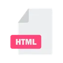 Free Html File  Icon