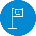 Free Islamic Flag Map Icon