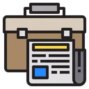 Free Briefcase Newspaper Icon