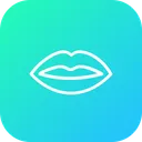 Free Labios Labios Beso Icono