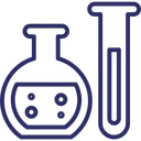 Free 실험실 테스트 플라스크 실험실 연구 아이콘