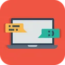 Free Laptop Social Media Icon