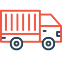 Free LKW Versand Logistik Symbol