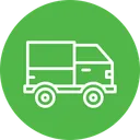 Free LKW Versand Logistik Symbol