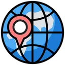 Free Localizacao De Pesquisa Localizacao Global GPS Ícone