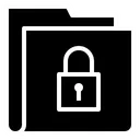 Free Lock Key Folder Icon