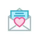 Free Mail Email Heart Icon