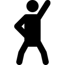 Free Mann Tanzen Tanzen Symbol