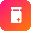 Free Medical Bottle Plus Icon