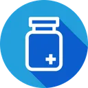 Free Medical Bottle Plus Icon