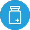 Free Medical Bottle Plus Icon