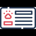 Free Member Card Id Card Paw Print Icon