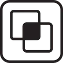 Free Merge Combine Square Icon