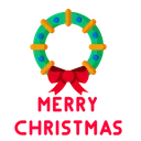 Free Merry Christmas Greeting Icon