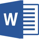 Free Microsoft Word Documento Arquivo Ícone