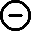 Free Minus Kreis Symbol