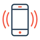 Free Mobile Vibration Vibrate Icon