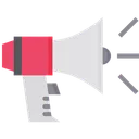 Free Movie Promotion Megaphone Bullhorn Icon