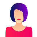 Free Chica Mujer Empleado Icono