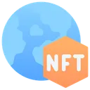 Free Nft World Globe Network Icône