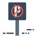 Free No Parking Sign Icon