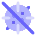 Free No Virus Coronavirus Virus Icon